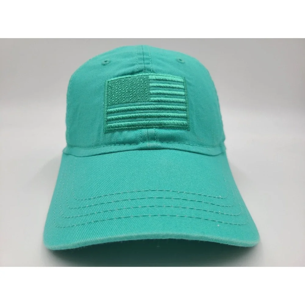 American Flag Academy Sports Outdoors Adjustable Hat Cap Dad Mom Men Women Blue